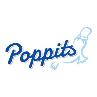 poppits pool chemicals logo